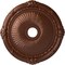 Ekena Millwork Heaton Ceiling Medallion (Fits Canopies up to 6 1/2"), 27 1/2"OD x 3 7/8"ID x 2 1/4"P, Copper Penny CM27HECPS - alternate 1